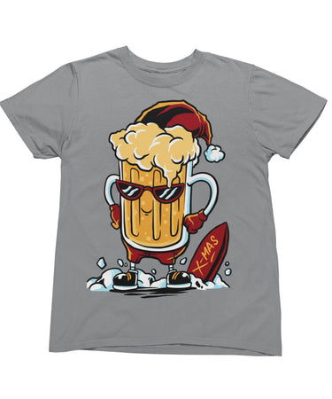 Santa Beer Unisex Christmas Unisex T-Shirt 8Ball